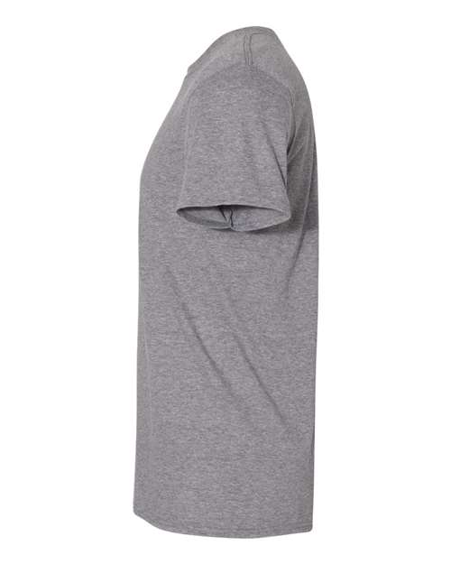 Gildan G640 Adult Softstyle 4.5 oz T-Shirt #color_GRAPHITE HEATHER