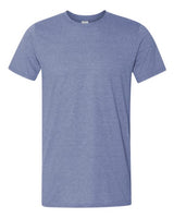 Gildan G640 Adult Softstyle 4.5 oz T-Shirt #color_HEATHER INDIGO