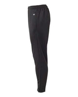Badger 1575 Unbrushed Polyester Trainer Pants #color_Black
