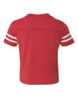 Rabbit Skins 3037 Toddler Football T-Shirt #color_VN RED/ BLD WHT