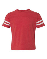 Rabbit Skins 3037 Toddler Football T-Shirt #color_VN RED/ BLD WHT
