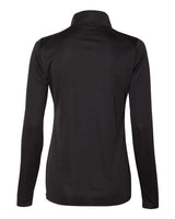 Badger 4103 Women’s B-Core Quarter-Zip Pullover #color_Black/ Graphite