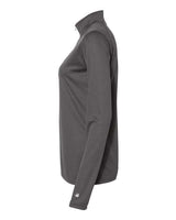 Badger 4103 Women’s B-Core Quarter-Zip Pullover #color_Graphite/ Black