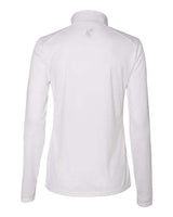 Badger 4103 Women’s B-Core Quarter-Zip Pullover #color_White/ Graphite