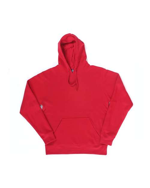 J America JA8620 Adult Cloud Pullover Fleece Hooded Sweatshirt #color_RED