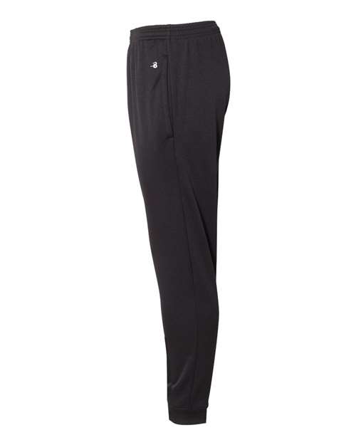 Badger 1475 Performance Fleece Joggers #color_Black