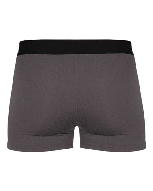 Badger 2629 Girls' Pro-Compression Shorts #color_Graphite