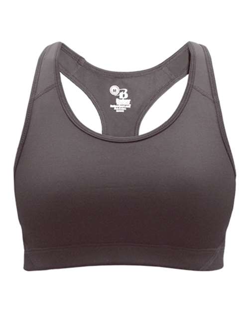 Badger 4636 Women's B-Sport Bra Top #color_Graphite