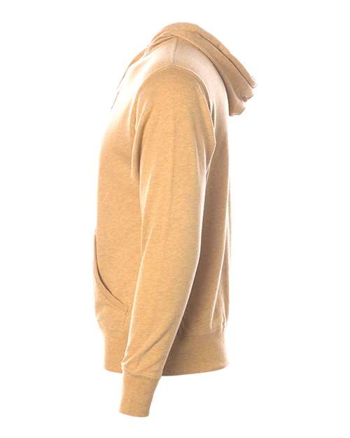 Independent Trading Co. PRM90HT Midweight French Terry Hooded Sweatshirt #color_Golden Wheat Heather