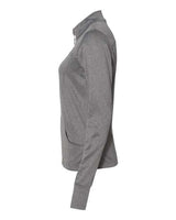 Independent Trading Co. EXP60PAZ Women's Poly-Tech Full-Zip Track Jacket #color_Gunmetal Heather