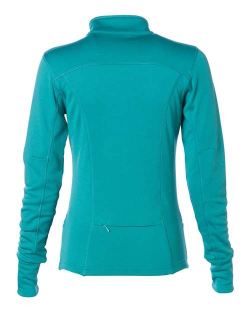 Independent Trading Co. EXP60PAZ Women's Poly-Tech Full-Zip Track Jacket #color_Lapis Green