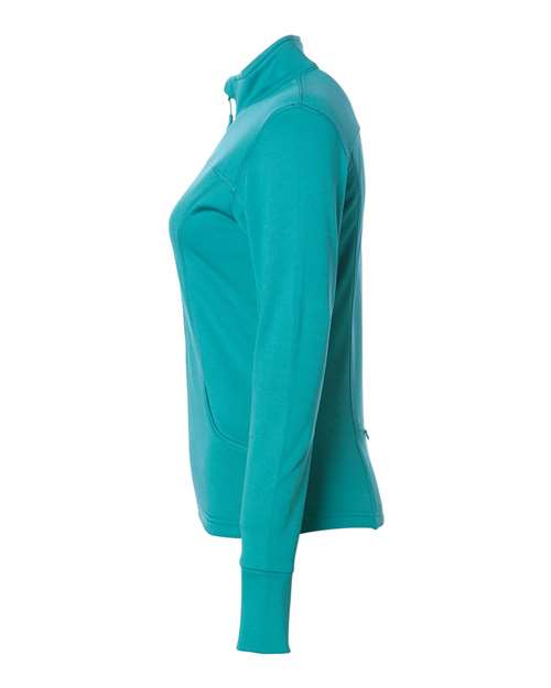 Independent Trading Co. EXP60PAZ Women's Poly-Tech Full-Zip Track Jacket #color_Lapis Green