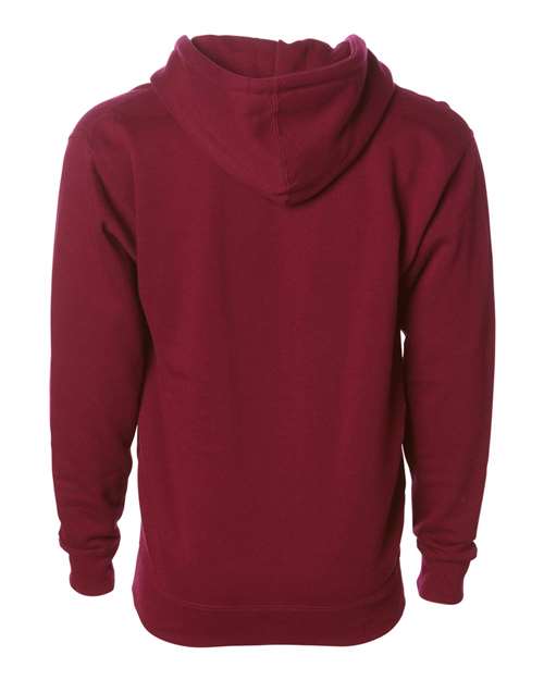 Independent Trading Co. IND4000Z Heavyweight Full-Zip Hooded Sweatshirt #color_Cardinal