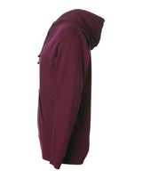 Independent Trading Co. IND4000Z Heavyweight Full-Zip Hooded Sweatshirt #color_Maroon