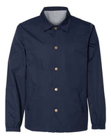 Independent Trading Co. EXP99CNB Water-Resistant Windbreaker Coach’s Jacket #color_Classic Navy