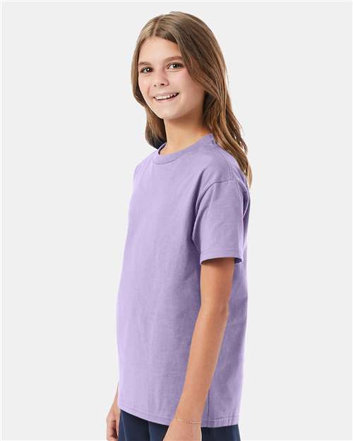 Hanes 54500 Youth Authentic-T T-Shirt #color_LAVENDER