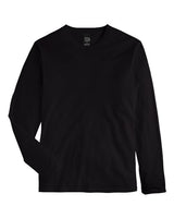Hanes 498L Adult Nano-T Long-Sleeve T-Shirt #color_BLACK