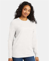 Hanes 498L Adult Nano-T Long-Sleeve T-Shirt #color_WHITE