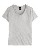 Hanes S04V Ladies' Nano-T V-Neck T-Shirt #color_ASH