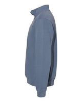 Comfort Colors 1580 Adult Quarter-Zip Sweatshirt #color_BLUE JEAN