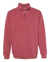 Comfort Colors 1580 Adult Quarter-Zip Sweatshirt #color_CRIMSON