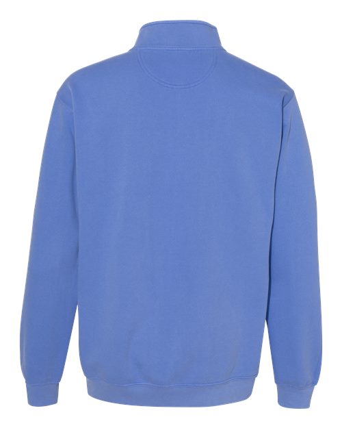 Comfort Colors 1580 Adult Quarter-Zip Sweatshirt #color_FLO BLUE