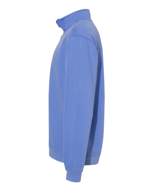 Comfort Colors 1580 Adult Quarter-Zip Sweatshirt #color_FLO BLUE