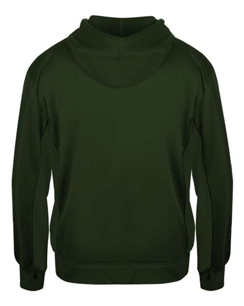 Badger 2454 Youth Performance Fleece Hooded Sweatshirt #color_Forest
