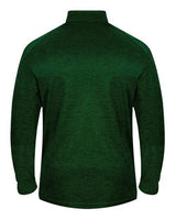 Badger 4172 Tonal Blend Quarter-Zip Pullover #color_Forest Tonal Blend