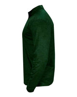 Badger 4172 Tonal Blend Quarter-Zip Pullover #color_Forest Tonal Blend