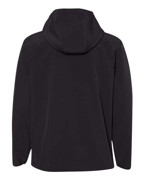 Independent Trading Co. EXP35SSZ Poly-Tech Soft Shell Jacket #color_Black
