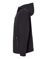 Independent Trading Co. EXP35SSZ Poly-Tech Soft Shell Jacket #color_Black