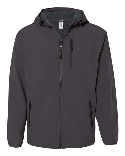 Independent Trading Co. EXP35SSZ Poly-Tech Soft Shell Jacket #color_Graphite