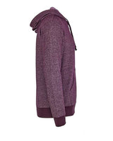 Next Level 9600 Adult Denim Fleece Full-Zip Hoodie #color_PLUM