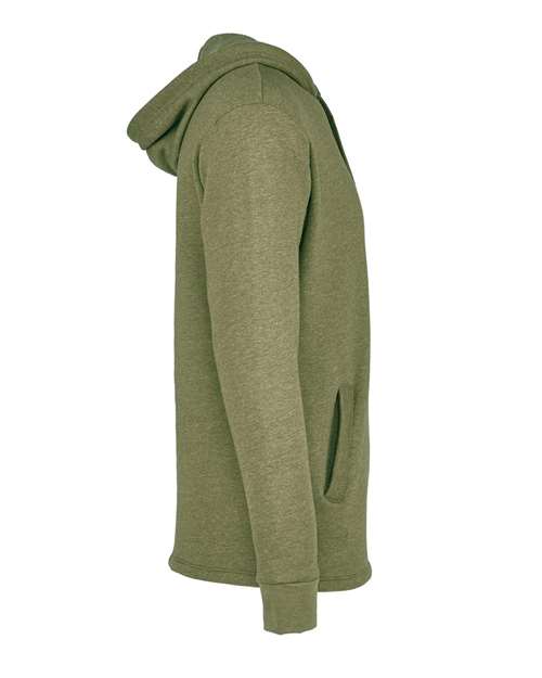 Next Level 9300 Adult PCH Pullover Hoodie #color_HTHR MILITRY GRN