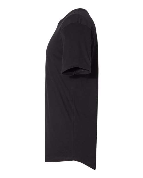 Next Level 3602 Men's Cotton Long Body Crew #color_BLACK