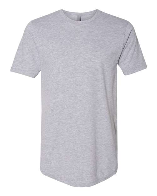 Next Level 3602 Men's Cotton Long Body Crew #color_HEATHER GRAY