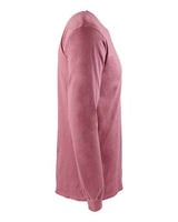 Next Level 7451 Adult Inspired Dye Long-Sleeve Crew with Pocket #color_SMOKED PAPRIKA