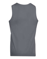Augusta Sportswear 148 Adult Wicking Polyester Reversible Sleeveless Jersey #color_GRAPHITE/ WHITE