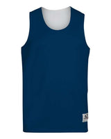 Augusta Sportswear 148 Adult Wicking Polyester Reversible Sleeveless Jersey #color_NAVY/ WHITE