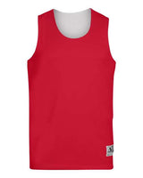 Augusta Sportswear 148 Adult Wicking Polyester Reversible Sleeveless Jersey #color_RED/ WHITE