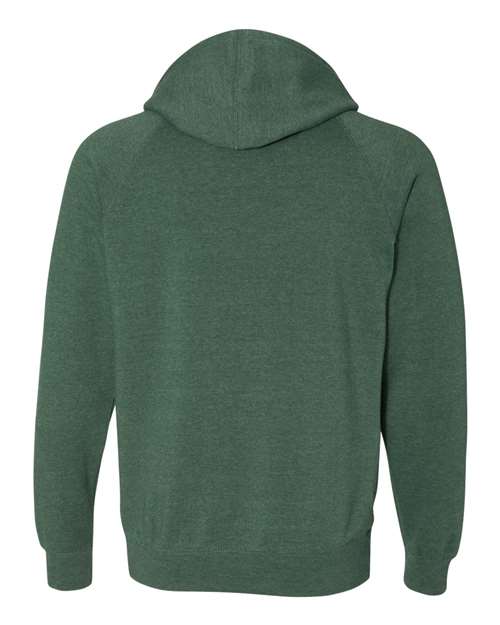 Independent Trading Co. PRM33SBP Special Blend Raglan Hooded Sweatshirt #color_Moss