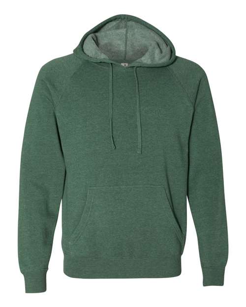 Independent Trading Co. PRM33SBP Special Blend Raglan Hooded Sweatshirt #color_Moss