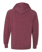 Independent Trading Co. PRM33SBP Special Blend Raglan Hooded Sweatshirt #color_Crimson