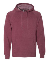Independent Trading Co. PRM33SBP Special Blend Raglan Hooded Sweatshirt #color_Crimson