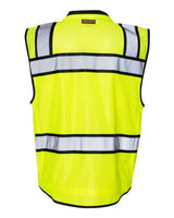 Kishigo S5004-5005 High-Performance Surveyors Vest #color_Lime