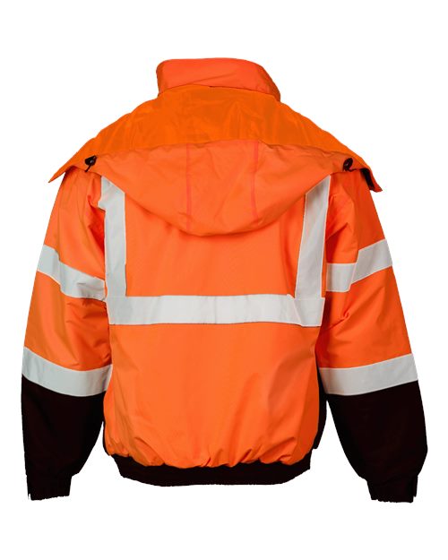 Kishigo JS121-122 Economy Bomber Jacket #color_Orange