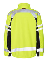 Kishigo JS137-138 Premium Black Series Class 3 Soft Shell Jacket #color_Lime