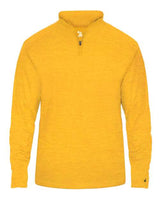 Badger 4172 Tonal Blend Quarter-Zip Pullover #color_Gold Tonal Blend