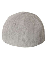 Flexfit 6477 Adult Wool Blend Cap #color_HEATHER GREY